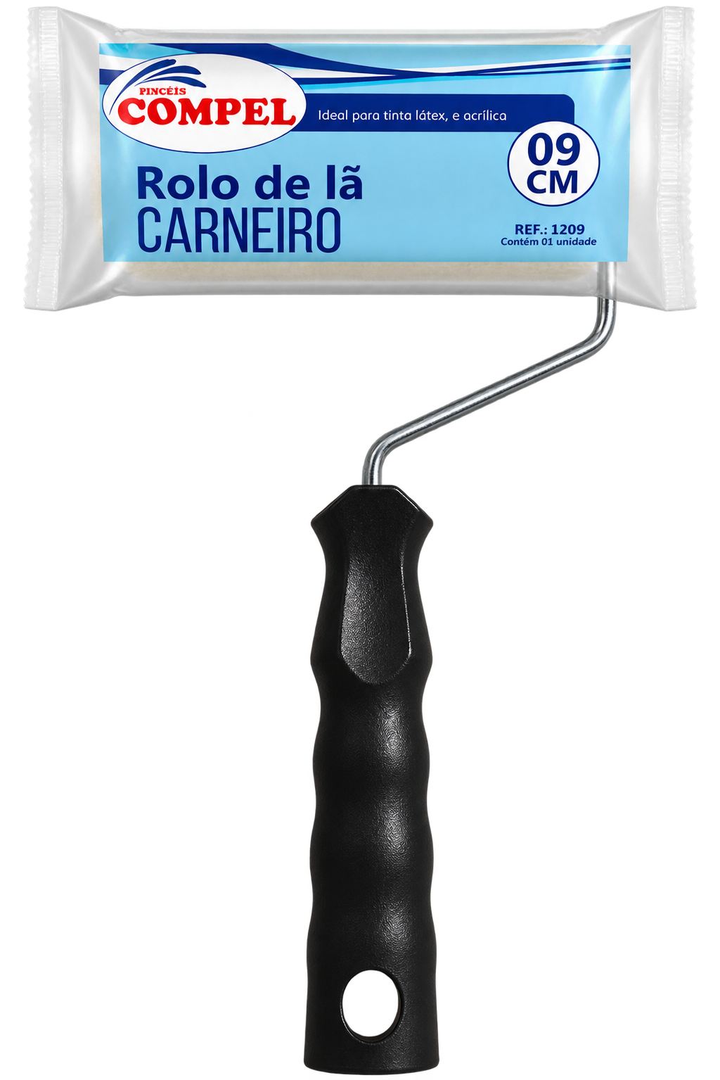 Rolo Lã de Carneiro 9cm Laet